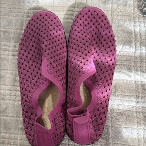 Ilse Jacobsen Purple Textured Flats